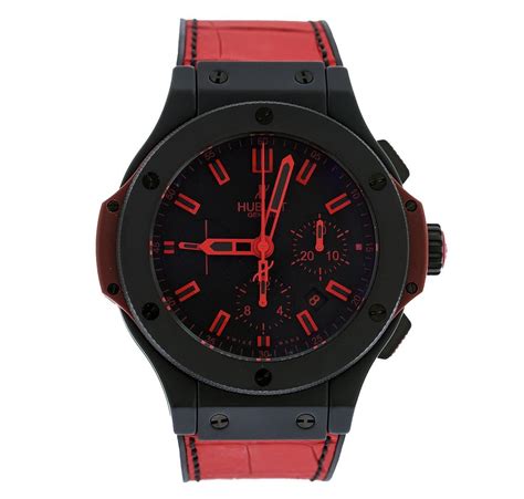 hublot red and black
